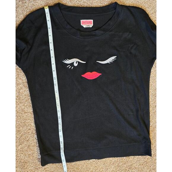 Kate Spade Wink Face Embroidered Pullover Sweater - Picture 5 of 8